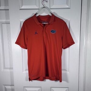 Jordan Men's Orange Polo Shirt